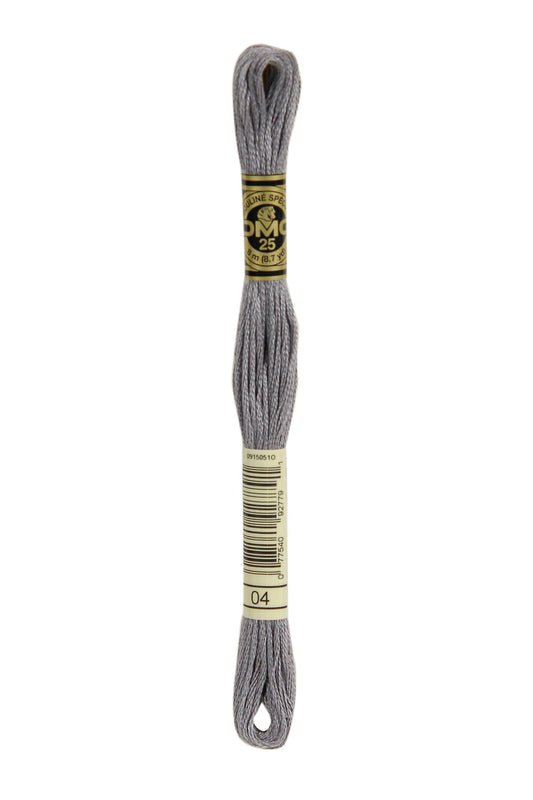 Six-Strand Embroidery Floss - 0004 (Shadow)-Embroidery Thread-Wild and Woolly Yarns