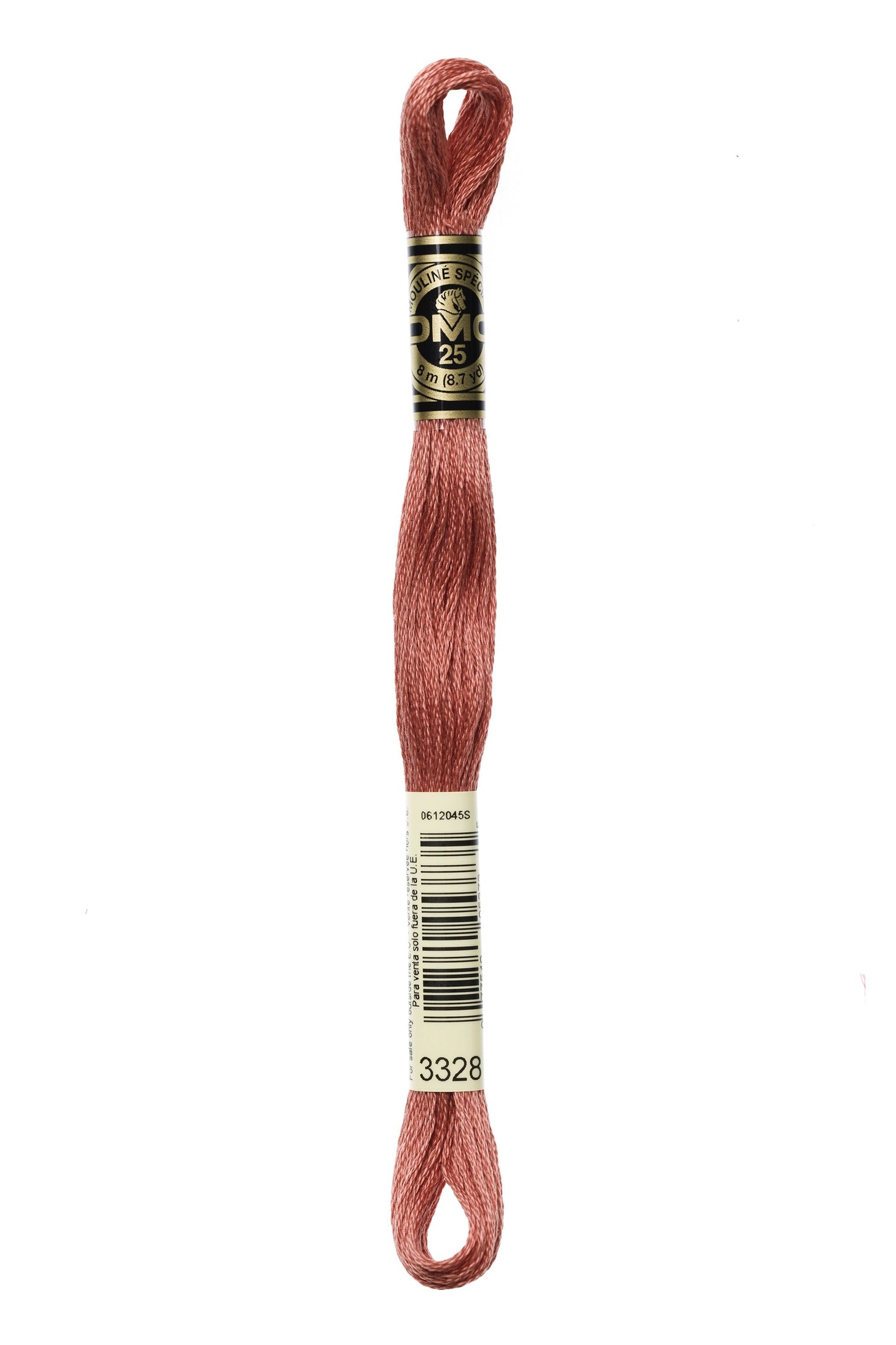 Six-Strand Embroidery Floss - 3328 (Amaranth)-Embroidery Thread-Wild and Woolly Yarns