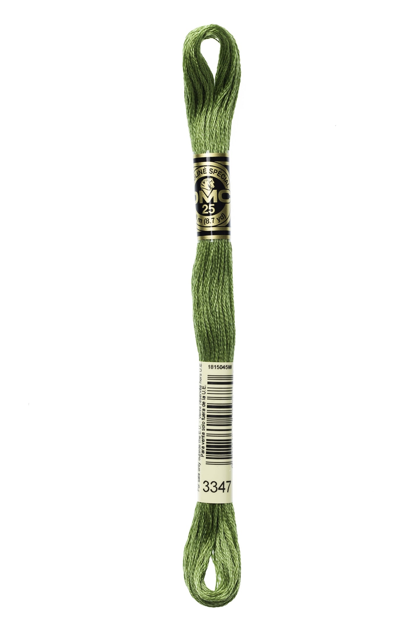 Six-Strand Embroidery Floss - 3347 (Asparagus)-Embroidery Thread-Wild and Woolly Yarns