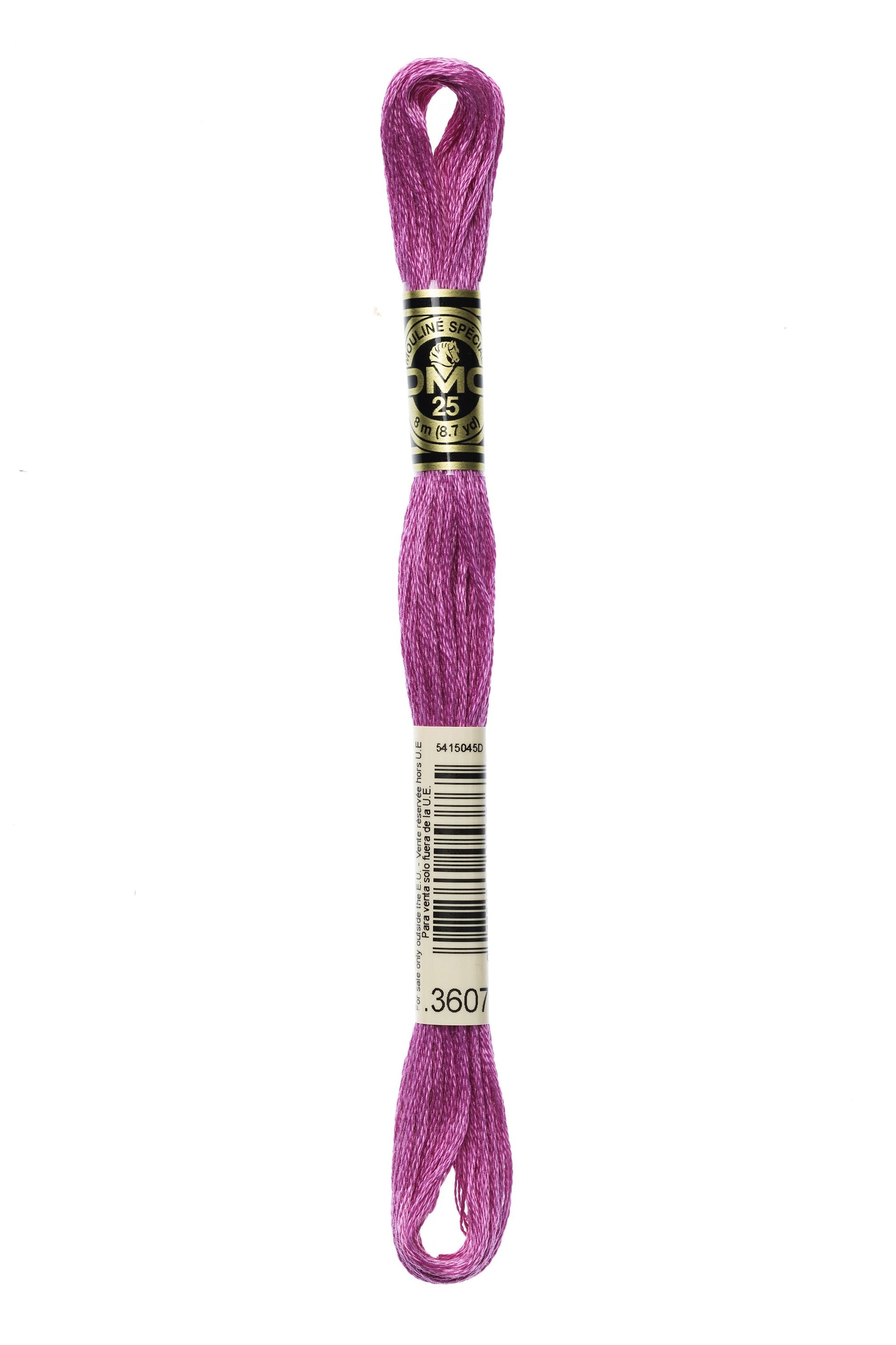 Six-Strand Embroidery Floss - 3607 (Hibiscus)-Embroidery Thread-Wild and Woolly Yarns