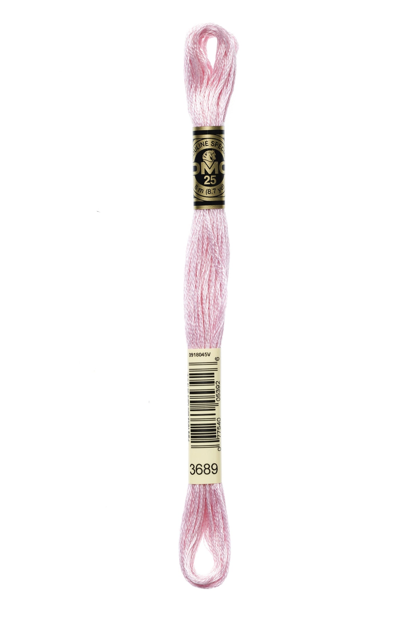 Six-Strand Embroidery Floss - 3689 (Pale Orchid)-Embroidery Thread-Wild and Woolly Yarns