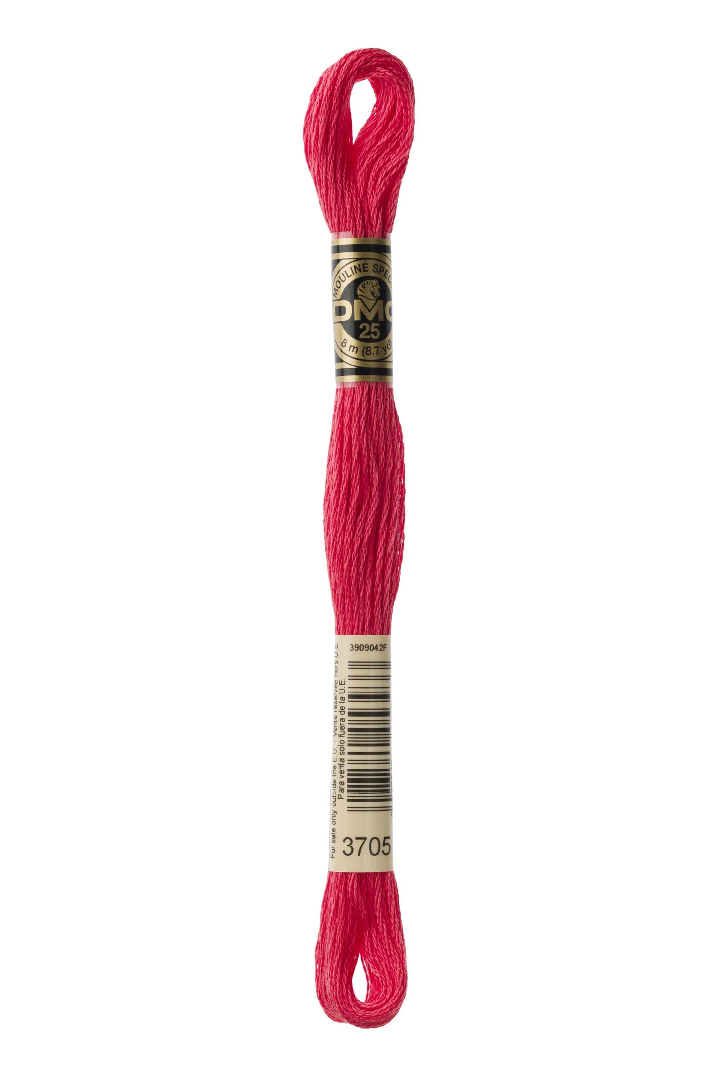 Six-Strand Embroidery Floss - 3705 (Guava)-Embroidery Thread-Wild and Woolly Yarns