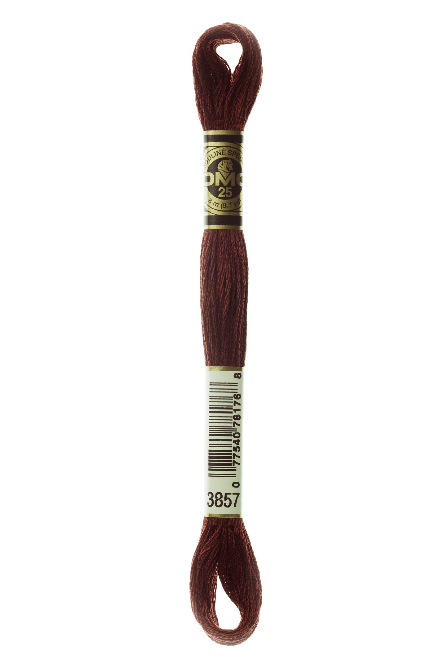 Six-Strand Embroidery Floss - 3857 (Oxblood)-Embroidery Thread-Wild and Woolly Yarns