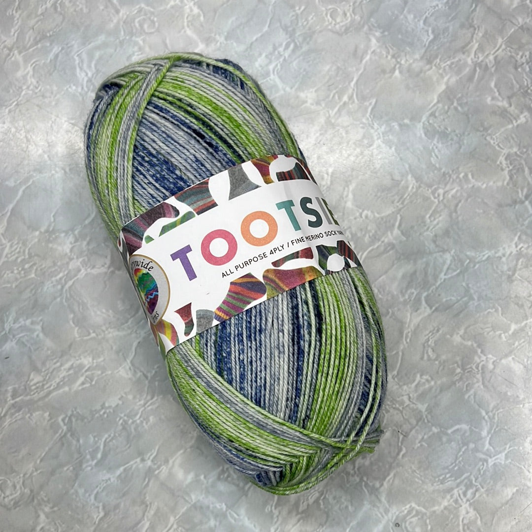 Countrywide Yarns Tootsies Sock Yarn - 4Ply-Yarn-Wild and Woolly Yarns