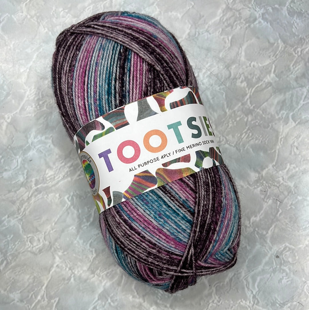 Countrywide Yarns Tootsies Sock Yarn - 4Ply-Yarn-Wild and Woolly Yarns